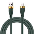 USB 3.0 to Type-C Bold Silicone Fast Charging Data Cable, Cable Length:1m(Green) - 1