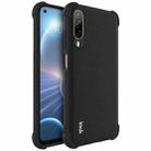 For HTC Desire 22 Pro 5G IMAK All-inclusive Shockproof Airbag TPU Case (Matte Black) - 1