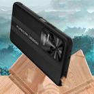 For Xiaomi Redmi K40 Pro Carbon Fiber Texture Plain Leather Phone Case(Black) - 3