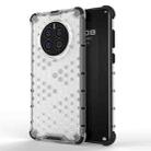 For Huawei Mate 50 Shockproof Honeycomb PC + TPU Phone Case(White) - 1
