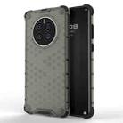 For Huawei Mate 50 Shockproof Honeycomb PC + TPU Phone Case(Black) - 1