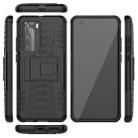For Huawei P40 Pro / P40 Pro+ Tire Texture Shockproof TPU+PC Protective Case with Holder(Black) - 4