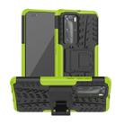 For Huawei P40 Pro / P40 Pro+ Tire Texture Shockproof TPU+PC Protective Case with Holder(Green) - 1