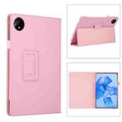 For Huawei MatePad Pro 11 inch 2022 Litchi Texture Leather Tablet Case with Holder(Pink) - 1