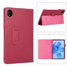 For Huawei MatePad Pro 11 inch 2022 Litchi Texture Leather Tablet Case with Holder(Rose Red) - 1