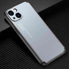 For iPhone 14 Light and Shadow Series Frosted Metal Phone Case (Blue) - 1