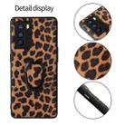 For OPPO Reno6 Pro 5G Leather Back Phone Case with Holder(Leopard Print) - 3
