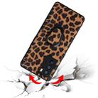 For OPPO Reno6 Pro 5G Leather Back Phone Case with Holder(Leopard Print) - 5