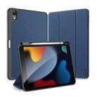 For iPad 10.2 2022 DUX DUCIS Domo Series PU Tablet Case with Pen Slot(Blue) - 1