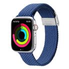 DUX DUCIS Braided Nylon Elastic Strap For Apple Watch Series 8&7 45mm / SE 2&6&SE&5&4 44mm / 3&2&1 42mm(Blue) - 1