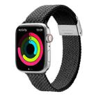 DUX DUCIS Braided Nylon Elastic Strap For Apple Watch Series 8&7 41mm / SE 2&6&SE&5&4 40mm / 3&2&1 38mm(Black) - 1