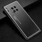 For Huawei Mate 30 Pro Light and Shadow Series Frosted Metal Phone Case(Black) - 1