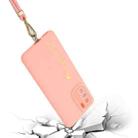 For Xiaomi Poco F3 / Mi 11i/11X/11X Pro / Redmi K40/K40 Pro Gilding Line TPU Phone Case with Strap(Pink) - 3