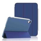 Frosted PC + PU Tablet Case For iPad 10th Gen 10.9 2022(Blue) - 1