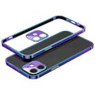 For iPhone 12 Electroplated Glossy Stainless Steel Phone Case(Colorful) - 1