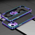 For iPhone 13 Electroplated Glossy Stainless Steel Phone Case(Colorful) - 1