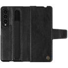 For Samsung Galaxy Z Fold4 5G NILLKIN Ogg Leather Phone Case(Black) - 1