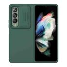 For Samsung Galaxy Z Fold4 5G NILLKIN CamShield Liquid Silicone + PC Full Coverage Case(Green) - 1