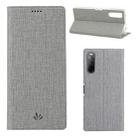 For Sony Xperia 10 II ViLi Shockproof TPU + PU Horizontal Flip Protective Case with Card Slot & Holder(Grey) - 1