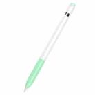 10 PCS / Set Stylus Jelly Silicone Protective Cover For Apple Pencil 1(Cyan) - 1
