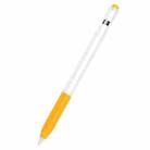 10 PCS / Set Stylus Jelly Silicone Protective Cover For Apple Pencil 1(Yellow) - 1