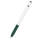 10 PCS / Set Stylus Jelly Silicone Protective Cover For Apple Pencil 1(Dark Green) - 1