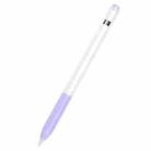 10 PCS / Set Stylus Jelly Silicone Protective Cover For Apple Pencil 1(Purple) - 1