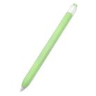 10 PCS / Set Stylus Jelly Silicone Protective Cover Short Set For Apple Pencil 1(Matcha Green) - 1