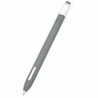 10 PCS / Set Stylus Jelly Silicone Protective Cover Short Set For Apple Pencil 2(Grey) - 1