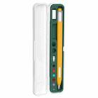 Pencil Universal Silicone Stylus Protection Storage Box(Dark Green) - 1