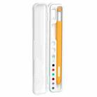 Pencil Universal Silicone Stylus Protection Storage Box(White) - 1