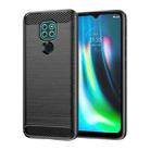 For Lenovo Lemon K12 Brushed Texture Carbon Fiber TPU Phone Case(Black) - 1