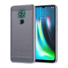 For Lenovo Lemon K12 Brushed Texture Carbon Fiber TPU Phone Case(Grey) - 1