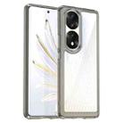 For Honor 70 Pro+ 5G Colorful Series Acrylic + TPU Phone Case(Transparent Grey) - 1