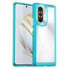 For Huawei nova 10 Colorful Series Acrylic + TPU Phone Case(Transparent Blue) - 1