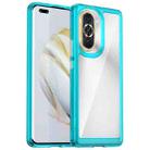For Huawei nova 10 Pro Colorful Series Acrylic + TPU Phone Case(Transparent Blue) - 1