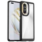 For Huawei nova 10 Pro Colorful Series Acrylic + TPU Phone Case(Black) - 1