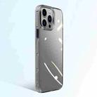 For iPhone 14 Pro Crystal Shield Series High Transparency Metal Case(Black) - 1