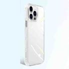 For iPhone 13 Crystal Shield Series High Transparency Metal Case(Silver) - 1