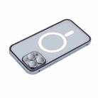 For iPhone 13 Camera Protector MagSafe Magnetic Phone Case(Sierra Blue) - 1