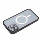 For iPhone 12 Pro Max Camera Protector MagSafe Magnetic Phone Case(Black) - 1