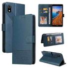 For Xiaomi Redmi 7A GQUTROBE Skin Feel Magnetic Leather Phone Case(Blue) - 1
