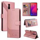 For Xiaomi Redmi K20 GQUTROBE Skin Feel Magnetic Leather Phone Case(Rose Gold) - 1