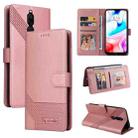 For Xiaomi Redmi 8 GQUTROBE Skin Feel Magnetic Leather Phone Case(Rose Gold) - 1