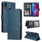 For Xiaomi Redmi Note 7 GQUTROBE Skin Feel Magnetic Leather Phone Case(Blue) - 1