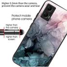For Xiaomi Redmi Note 11T Pro Abstract Marble Pattern Glass Protective Case(Abstract Light Pink) - 3