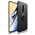 For OnePlus 8 Lenuo Shockproof TPU Protective Case with Invisible Holder(Black) - 1