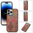 For iPhone 14 Pro Max Folk Customs TPU Phone Case (Pattern 2) - 1