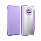 For Huawei Mate 30 Pro Magnetic Flip Leather Phone Case(Purple) - 1