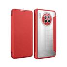 For Huawei Mate 30 Pro Magnetic Flip Leather Phone Case(Red) - 1